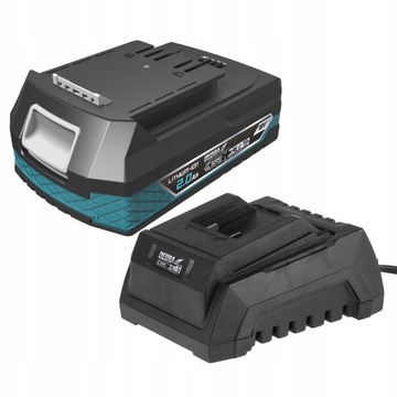 КОМПЛЕКТ ЗАРЯДНОГО УСТРОЙСТВА DEDRA ЛИТИЙ-ИОННЫЙ АККУМУЛЯТОР 18 В + 2 Ач