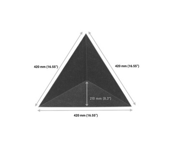 2szt Pułapki Basowe Kątowa Triangle SCIFI-F | Dąb-Szary