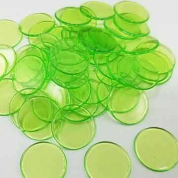 Счетчики для подсчета жетонов Маркеры Разноцветные жетоны для бинго светло-зеленые