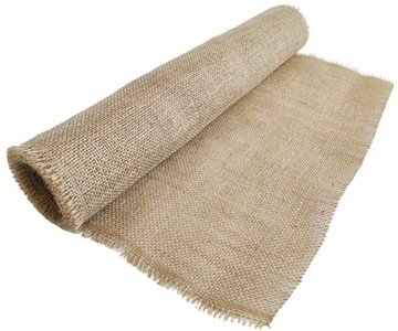 Juta na stół - tkanina jutowa bieżnik 50cm szer.