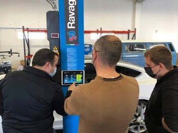 ГЕОМЕТРИЯ КОЛЕС WIFI 8 ДАТЧИКОВ КОМПАКТНЫЙ НАБОР БЕЗ ПК