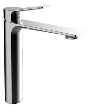 BATERIA umywalkowa wysoka CUBIC długa WYLEWKA