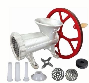 MASZYNKA ŻELIWNA DO MIĘSA #32 z KOŁEM ZILNER ZL-52