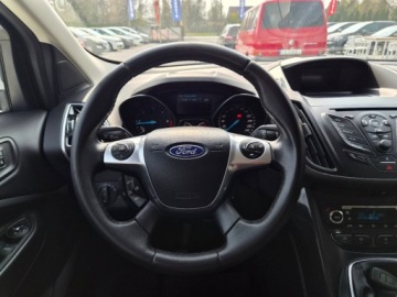 Ford Kuga II SUV 2.0 Duratorq TDCi 163KM 2013 Ford Kuga Sliczna biala Titanium 2.0 TDCI 163KM Naped 4x4 200tys km orygin, zdjęcie 22