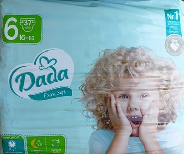 Pieluszki Dada 6 Pieluchy Extra Soft 37 sztuk