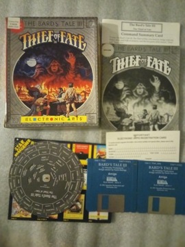 THE BARD'S TALE III 3 THIEF OF FATE AMIGA BOX
