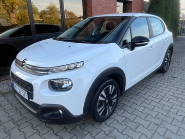Citroen C3 III Hatchback 1.2 PureTech 82KM 2019 Citroen C3 1.2 benzyna 83 KM LED alufelgi tempomat zarej w PL zadbany