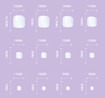 Искусственные ногтей Советы для ног -самостоятельного кошачьего глаза обнаженная квадрат 24sz