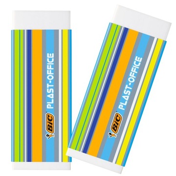 BIC GUMKA DO MAZANIA ŚCIERANIA PLAST-OFFICE SZKOLNA BIUROWA x2