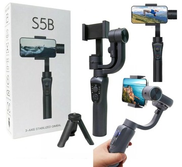 GIMBAL S5B 3oś STABILIZATOR na Smartfona Blogi Video Zdjęcia Stablizacja