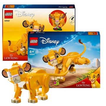 LEGO DISNEY ZESTAW KRÓL LEW SIMBA LION KING LWIĄTKO PREZENT