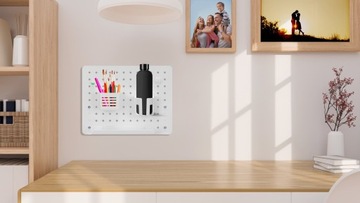 Перфорированная доска, крючки, вешалки БЕЛЫЕ игровые