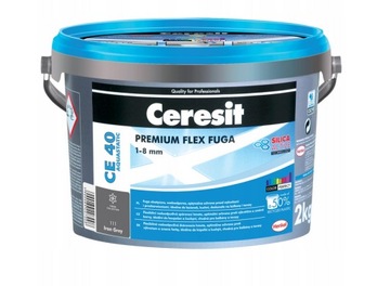 Fuga elastyczna CERESIT IRON GREY 111 2KG