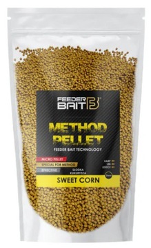 Micro Pellet 2mm FEEDER BAIT SŁODKA KUKURYDZA