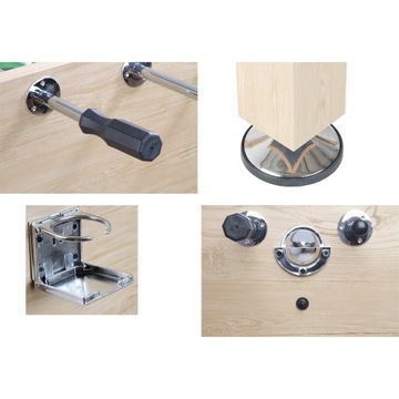 ФУТБОЛЬНЫЙ СТОЛ LEEDS 60кг + БЕСПЛАТНО