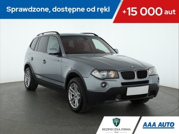 BMW X3 E83 2.0d 150KM 2007 BMW X3 2.0d, 4X4, Klima, Klimatronic, Tempomat