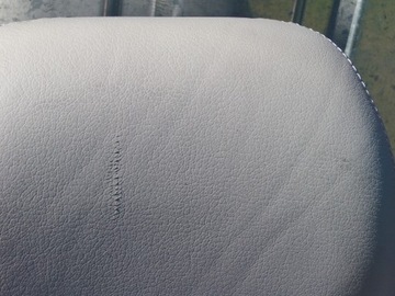 POHOVKA PODHLAVNÍKY KŮŽE ŠEDIVÝ KOMPLET ALFA ROMEO 147