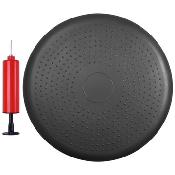 Balance Board Disc Workout Wobble Pad Pilates Płyta do masażu ćwiczeń czarna