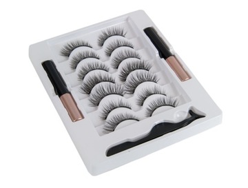 7x МАГНИТНЫЕ РЕСНИЦЫ PESTA 2x МАГНИТНАЯ ПОДВОДКА ДЛЯ ГЛАЗ