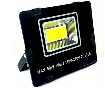 Mocna Lampa Halogen LED Certyfikat Naświetlacz 50w