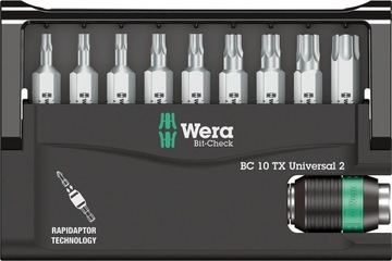 WERA Bit-Check Zestaw bitów TORX TX6 - TX40