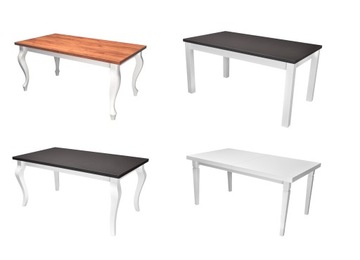 Квадратный раздвижной стол, деревянные ножки 160/90/240.