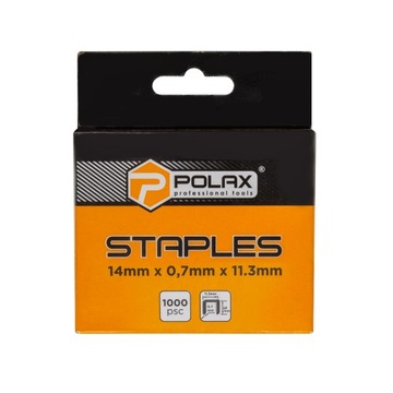 Zszywki tapicerskie typ A/53 (1000szt) 14х0.7х11.3mm Polax