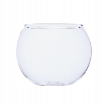 Szklany okrągły wazon Fish Bowl Bubble