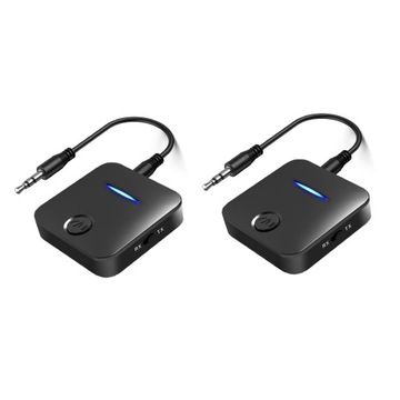 Amplituner Samochodowy nadajnik i odbiornik Bluetooth 5.0 2.0 czarny