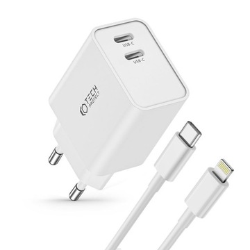 ŁADOWARKA SIECIOWA PD 35W + KABEL LIGHTNING DO APPLE IPHONE 11 12 13 14