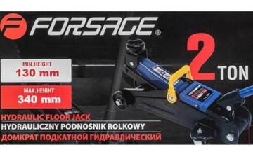 ГИДРАВЛИЧЕСКИЙ АВТОМОБИЛЬНЫЙ ПОДЪЕМНИК КРАСОЧНЫЙ ДОМКРАТ 130 - 140 ММ 2 ТОННЫ