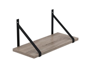 Półka wisząca loft kuchnia pokój Trufla 60cm