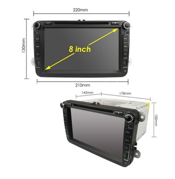 Магнитола Android 10 Volkswagen Golf Passat GPS vw B6