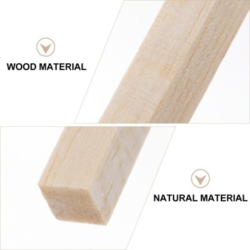 MODELE Z LISTW DREWNIANYCH KWADRATOWYCH PRĘTY DO KOŁKÓW Sunmostar