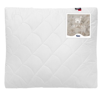 Poduszka wełna Alpaki pikowana 70x80 AMZ 100% Bawełna/Batyst 1,6 kg