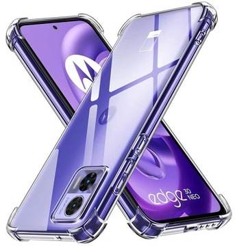 PANCERNE ETUI do Motorola Moto EDGE 30 Neo +SZKŁO