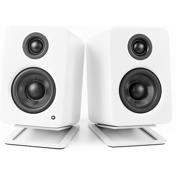 MOZOS MSK5 BIAŁE BIURKOWE STATYWY DO GŁOŚNIKÓW PODSTAWKI MONITORÓW AUDIO