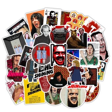 Наклейки Сияющие Сияющие Стэнли Кубрик Джек Николсон большой набор Ужасы