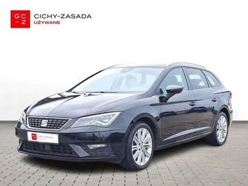 Seat Leon III ST Facelifting 1.5 EcoTSI 130KM 2020 Seat Leon SalonPL ST TSI 130KM Xcellence Pakiet Zimowy ACC LED Comfort Dea