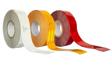 Светоотражающая лента контурная оранжевая, 1 метр.