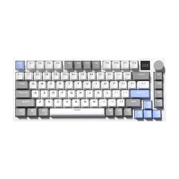 XM58-B 75% RGB Black Switch Klawiatura Mechaniczna 3-MODE 2.4G White-Gray