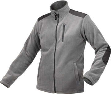 BLUZA POLAROWA GRUBA SZARA ROZMIAR XXL