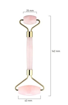 РОЛИКОВЫЙ МАССАЖЕР КВАРЦОВЫЙ РОЛИК ДЛЯ ЛИЦА ТВЕРДЫЙ МАССАЖ ЛИФТФИНГА