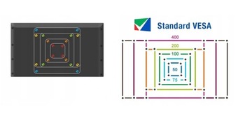 Незаметная настенная вешалка для телевизора - 65, регулируемый поворотный механизм VESA