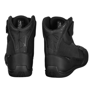 SECA Apex Pro Black Motorcycle Shoes коротко на лето