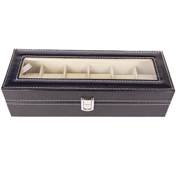 КОРОБКА-ОРГАНИЗАТОР КОРОБКА ДЛЯ ЧАСОВ 6 ШТ.