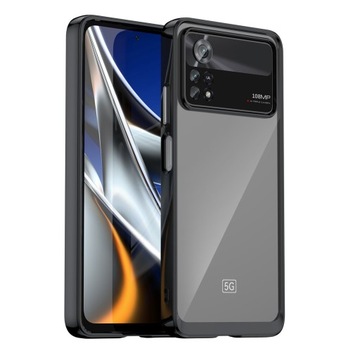 Чехол Outer Space Case Xiaomi Poco X4 Pro 5G с гибкой рамкой из черного золота