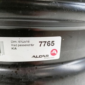 DISK 5X114,3 16 KIA CARENS IV (E9429)