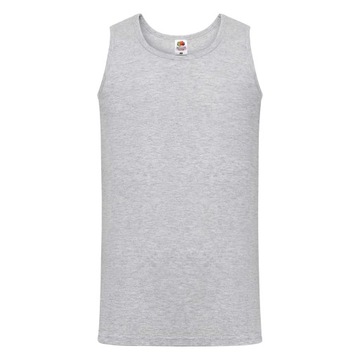 FRUIT OF BOKSERKA BEZRĘKAWNIK T-SHIRT H.GREY 3XL