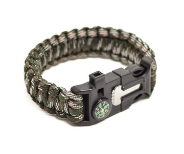 КОМПАС ВЫЖИВАНИЯ, КРЕМЕНЬ, ВЕРЕВКА, СВИСТК